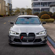 DRY CARBON BODY KIT for BMW M3 G80 2020+

Set includes:
Front Lip
Front Bumper Canards
Front Bumper Air Vents
Front Grille
Front Grille Mesh Cover Trims
Front Fenders
Side Fender Vents
Side Skirts
Ducktail Spoiler
Rear Bumper Fins
Rear Diffuser

Material: Dry Carbon

NOTE: Professional installation is required.