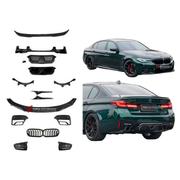 DRY CARBON BODY KIT for BMW M5 F90 LCI 2020 - 2023 FORZA PERFORMANCE custom fit CS Style

Set includes:
Front Lip
Front Grille
Fog Lights Covers
Side Fender Vents
Fender Flares
Side Mirror Covers
Ducktail Spoiler
Rear Diffuser

Material: Dry Carbon

NOTE: Professional installation is required.