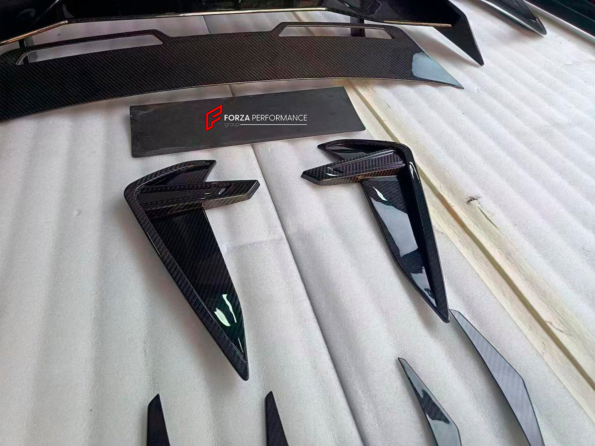DRY CARBON BODY KIT for Zeekr 9X 2025+
Set includes:

Front Lip
Front Bumper Air Vents
Front Bumper Canards
Side Skirts
Ducktail Spoiler
Rear Spoiler Wing
Rear Bumper Canards
Rear Diffuser
Material: Dry Carbon

NOTE: Professional installation is required.