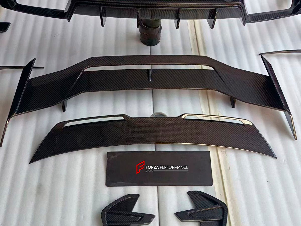 DRY CARBON BODY KIT for Zeekr 9X 2025+
Set includes:

Front Lip
Front Bumper Air Vents
Front Bumper Canards
Side Skirts
Ducktail Spoiler
Rear Spoiler Wing
Rear Bumper Canards
Rear Diffuser
Material: Dry Carbon

NOTE: Professional installation is required.