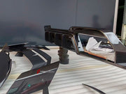 DRY CARBON BODY KIT for Zeekr 9X 2025+
Set includes:

Front Lip
Front Bumper Air Vents
Front Bumper Canards
Side Skirts
Ducktail Spoiler
Rear Spoiler Wing
Rear Bumper Canards
Rear Diffuser
Material: Dry Carbon

NOTE: Professional installation is required.