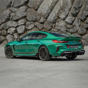 DRY CARBON BODY KIT for BMW M8 F91 F92 F93 2019+ FORZA PERFORMANCE custom fit Aulena
Set includes:

Front Lip
Front Bumper Air Vents
Front Bumper Canards
Side Skirts
Ducktail Spoiler
Rear Spoiler Wing
Rear Bumper Canards
Rear Diffuser
Material: Dry Carbon

NOTE: Professional installation is required.