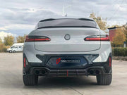 DRY CARBON BODY KIT for BMW X4M F98 LCI 2021+

Set includes:
Front Lip
Side Skirts
Rear Bumper Fins
Rear Diffuser

Material: Dry Carbon

NOTE: Professional installation is required.