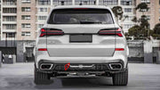 DRY CARBON BODY KIT for BMW X5 G05 LCI 2023+

Set includes:

Front Lip
Front Bumper Trims
Front Grille
Side Mirror Covers
Side Fender Trims
Rear Diffuser

Material: Dry Carbon

Note: Professional installation is required.