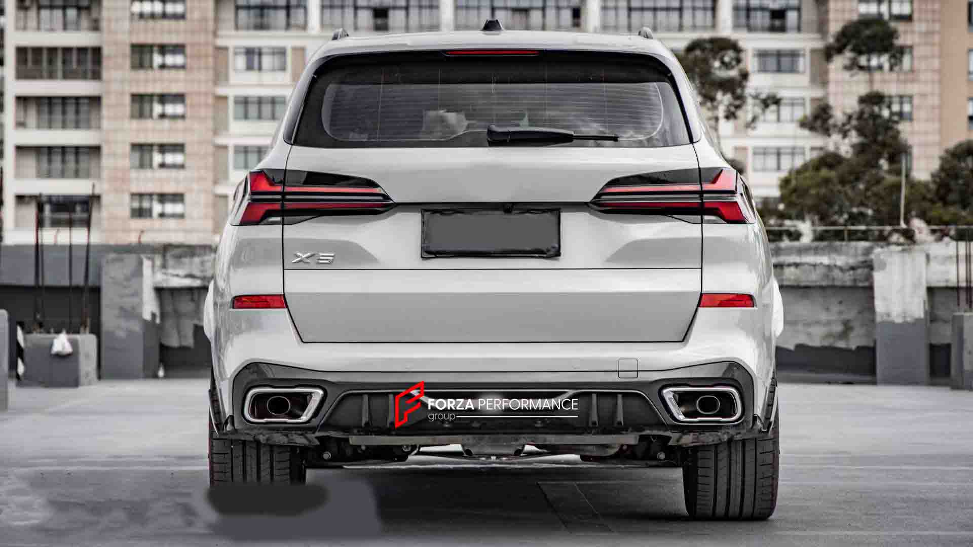 DRY CARBON BODY KIT for BMW X5 G05 LCI 2023+

Set includes:

Front Lip
Front Bumper Trims
Front Grille
Side Mirror Covers
Side Fender Trims
Rear Diffuser

Material: Dry Carbon

Note: Professional installation is required.
