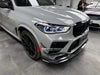 DRY CARBON BODY KIT for BMW X5M F95 2020 - 2023  Set includes:  Front Lip Front Canards Side Skirts Roof Spoiler Rear Spoiler Rear Diffuser