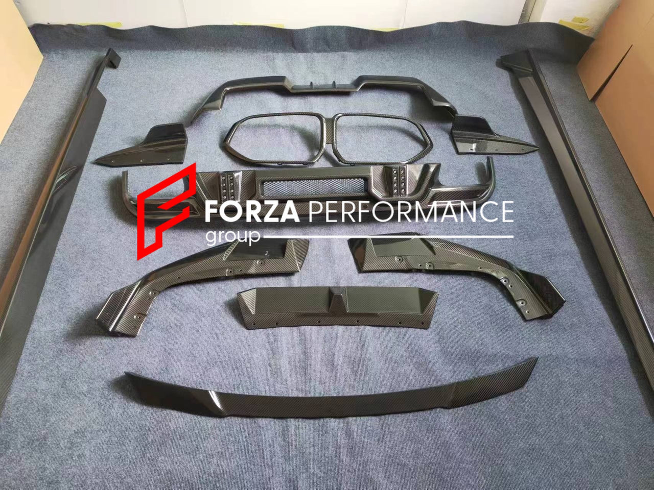 DRY CARBON BODY KIT for BMW X6 M F96 LCI 2023+ Forza Performance custom fit buy dry carbon body kit