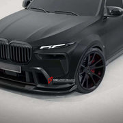 DRY CARBON BODY KIT for BMW X7 G07 LCI 2023 Set includes:  Front Lip Front Air Vents Front Grille Rear Diffuser