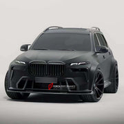 DRY CARBON BODY KIT for BMW X7 G07 LCI 2023 Set includes:  Front Lip Front Air Vents Front Grille Rear Diffuser
