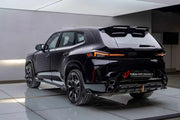 DRY CARBON BODY KIT for BMW XM G09 2023+

Set includes:
Front Lip
Front Bumper Canards
Side Skirts
Roof Spoiler
Ducktail Spoiler
Rear Bumper Fins
Rear Diffuser

Material: Dry Carbon

NOTE: Professional installation is required.