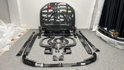 DRY CARBON BODY KIT for BMW XM G09 2023+ FORZA PERFORMANCE custom fit Larte Design Style

Set includes:
Front Lip
Front Bumper Air Vent Covers
Hood Bonnet
Fender Flares
Body Side Door Moldings
Side Skirts
Roof Spoiler
Rear Spoiler Wing
Rear Bumper Fins
Rear Diffuser

Material: Dry Carbon

NOTE: Professional installation is required.