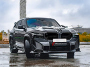 DRY CARBON BODY KIT for BMW XM G09 2023+ FORZA PERFORMANCE custom fit MS Style

Set includes:
Front Lip
Front Bumper Canards
Hood Bonnet
Fender Flares
Side Skirts
Roof Spoiler
Ducktail Spoiler
Rear Bumper
Rear Diffuser

Material: Dry Carbon

NOTE: Professional installation is required.