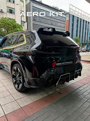DRY CARBON BODY KIT for BMW XM G09 2023+
Set includes:

Front Lip
Diffuser
Roof Spoiler
Window Spoiler
Material: Dry Carbon

NOTE: Professional installation is required.