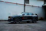 BODY KIT for BMW XM G09 2023+
Set includes:

Front Lip
Mesh Trims
Grille Trims
Hood Bonnet
Side Skirts
Fender Flares
Roof Spoiler
Rear Diffuser
Material: Dry Carbon

NOTE: Professional installation is required.