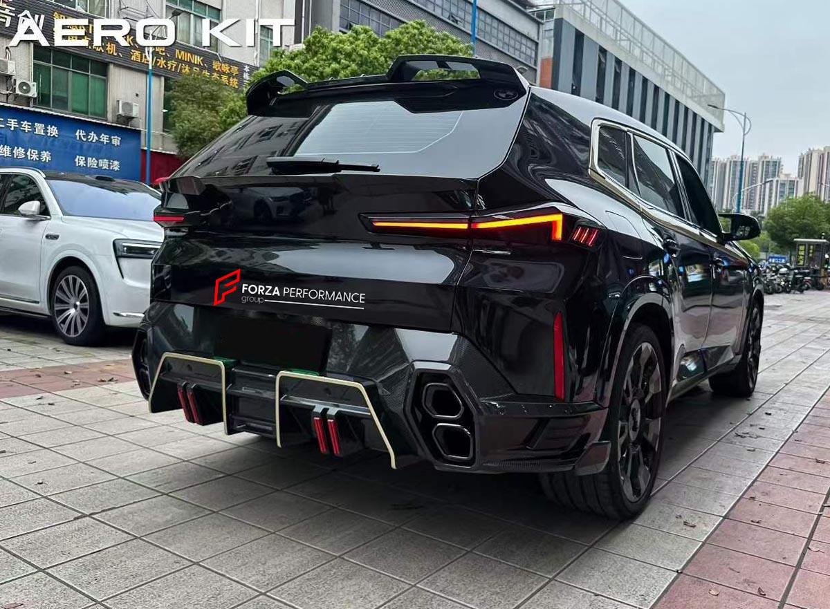 DRY CARBON BODY KIT for BMW XM G09 2023+
Set includes:

Front Lip
Diffuser
Roof Spoiler
Window Spoiler
Material: Dry Carbon

NOTE: Professional installation is required.