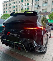 DRY CARBON BODY KIT for BMW XM G09 2023+
Set includes:

Front Lip
Diffuser
Roof Spoiler
Window Spoiler
Material: Dry Carbon

NOTE: Professional installation is required.