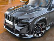 DRY CARBON BODY KIT for BMW XM G09 2023+ FORZA PERFORMANCE custom fit MS Style

Set includes:
Front Lip
Front Bumper Canards
Hood Bonnet
Fender Flares
Side Skirts
Roof Spoiler
Ducktail Spoiler
Rear Bumper
Rear Diffuser

Material: Dry Carbon

NOTE: Professional installation is required.