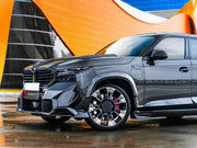 DRY CARBON BODY KIT for BMW XM G09 2023+ FORZA PERFORMANCE custom fit MS Style

Set includes:
Front Lip
Front Bumper Canards
Hood Bonnet
Fender Flares
Side Skirts
Roof Spoiler
Ducktail Spoiler
Rear Bumper
Rear Diffuser

Material: Dry Carbon

NOTE: Professional installation is required.