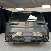 DRY CARBON BODY KIT for BMW XM G09 2023+ FORZA PERFORMANCE custom fit Mansory Style

Set includes:
Front Lip
Front Bumper Canards
Hood Bonnet
Fender Flares
Body Side Door Moldings
Side Skirts
Roof Spoiler
Rear Spoiler Wing
Rear Bumper
Rear Bumper Fins
Rear Diffuser

Material: Dry Carbon

NOTE: Professional installation is required.