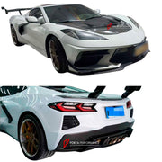 DRY CARBON BODY KIT for CHEVROLET CORVETTE C8 2019+

Set includes:


Front Lip
Front Bumper Canards
Hood

Engine Lid Cover
Engine Cover
Rear Spoiler


Material: Dry Carbon

NOTE: Professional installation is required.