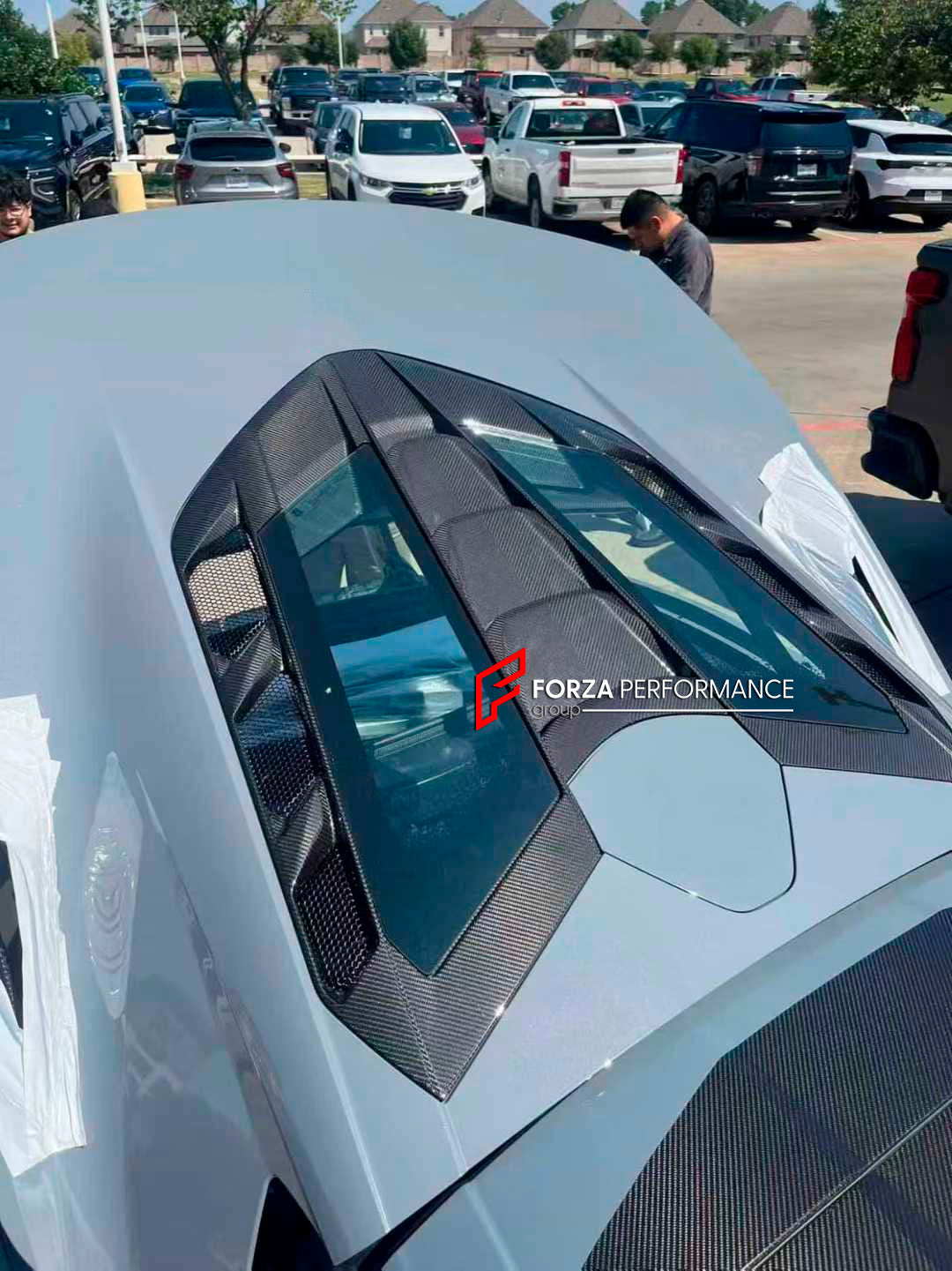 DRY CARBON BODY KIT for CHEVROLET CORVETTE C8 2019+

Set includes:


Front Lip
Front Bumper Canards
Hood

Engine Lid Cover
Engine Cover
Rear Spoiler


Material: Dry Carbon

NOTE: Professional installation is required.