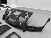 DRY CARBON BODY KIT for Ferrari 12Cilindri 2024+
Set includes:

Front Lip
Front Bumper Fins
Engine Cover Lid
Door Sill Covers
Side Skirts
Ducktail Spoiler
Rear Diffuser
Material: Dry Carbon

NOTE: Professional installation is required.