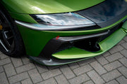 DRY CARBON BODY KIT for Ferrari 12Cilindri 2024+
Set includes:

Front Lip
Front Bumper Fins
Engine Cover Lid
Door Sill Covers
Side Skirts
Ducktail Spoiler
Rear Diffuser
Material: Dry Carbon

NOTE: Professional installation is required.