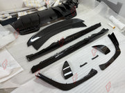 DRY CARBON BODY KIT for FERRARI 296 GTB GTS 2022+ FORZA PERFORMANCE custom fit Novitec Style

Set includes:
Front Lip
Front Bumper Canards
Side Skirts
Side Air Inlet Trims
Side Mirror Covers
Ducktail Spoiler
Rear Diffuser

Material: Dry Carbon

NOTE: Professional installation is required.