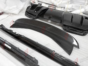 DRY CARBON BODY KIT for FERRARI 296 GTB GTS 2022+ FORZA PERFORMANCE custom fit Novitec Style

Set includes:
Front Lip
Front Bumper Canards
Side Skirts
Side Air Inlet Trims
Side Mirror Covers
Ducktail Spoiler
Rear Diffuser

Material: Dry Carbon

NOTE: Professional installation is required.