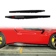 DRY CARBON BODY KIT for FERRARI 296 GTB GTS 2022+ FORZA PERFORMANCE custom fit OEM Style

Set includes:
Front Lip
Front Lip Splitter
Side Skirts
Rear Spoiler
Engine Cover
Engine Bay Trim Covers
Rear Diffuser

Material: Dry Carbon

NOTE: Professional installation is required.