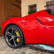 DRY CARBON BODY KIT for FERRARI 296 GTB GTS 2022+

Set includes:
Front Lip
Side Skirts
Rear Diffuser
Center Console Cover
Bucket Seats

Material: Dry Carbon

NOTE: Professional installation is required.