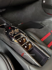 DRY CARBON BODY KIT for FERRARI 296 GTB GTS 2022+

Set includes:
Front Lip
Side Skirts
Rear Diffuser
Center Console Cover
Bucket Seats

Material: Dry Carbon

NOTE: Professional installation is required.