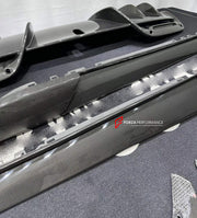 DRY CARBON BODY KIT for FERRARI 296 GTB GTS 2022+

Set includes:
Front Lip Splitter
Side Skirts
Rear Diffuser

Material: Dry Carbon

NOTE: Professional installation is required.