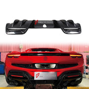 DRY CARBON BODY KIT for FERRARI 296 GTB GTS 2022+ FORZA PERFORMANCE custom fit OEM Style

Set includes:
Front Lip
Front Lip Splitter
Side Skirts
Rear Spoiler
Engine Cover
Engine Bay Trim Covers
Rear Diffuser

Material: Dry Carbon

NOTE: Professional installation is required.