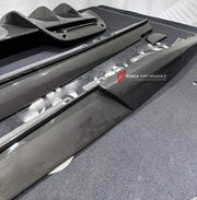 DRY CARBON BODY KIT for FERRARI 296 GTB GTS 2022+

Set includes:
Front Lip Splitter
Side Skirts
Rear Diffuser

Material: Dry Carbon

NOTE: Professional installation is required.