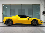 DRY CARBON BODY KIT for FERRARI 296 GTB GTS 2022+ FORZA PERFORMANCE custom fit OEM Style

Set includes:
Front Lip Splitter
Side Skirts
Rear Diffuser

Material: Dry Carbon

NOTE: Professional installation is required.