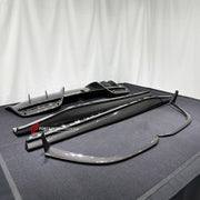 DRY CARBON BODY KIT for FERRARI 296 GTB GTS 2022+ FORZA PERFORMANCE custom fit OEM Style

Set includes:
Front Lip Splitter
Side Skirts
Rear Diffuser

Material: Dry Carbon

NOTE: Professional installation is required.