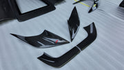 CARBON BODY KIT for FERRARI 296 GTB/GTS  Set includes: Front Lip Front Bumper Air Vent Covers Hood Panel Trim Fender Vents Side Skirts Side Air Vent Covers Engine Cover Rear Spoiler Rear Diffuser