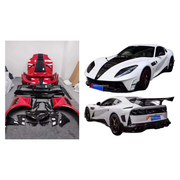 DRY CARBON BODY KIT for FERRARI 812 SUPERFAST 2017 - 2023 FORZA PERFORMANCE custom fit Mansory Style

Set includes:
Front Lip
Front Bumper Canards
Hood Bonnet
Front Fenders
Side Skirts
Rear Spoiler Wing
Rear Bumper Fins
Rear Diffuser

Material: Dry Carbon

NOTE: Professional installation is required.