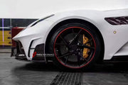 DRY CARBON BODY KIT for FERRARI 812 SUPERFAST 2017 - 2023 FORZA PERFORMANCE custom fit Mansory Style

Set includes:
Front Lip
Front Bumper Canards
Hood Bonnet
Front Fenders
Side Skirts
Rear Spoiler Wing
Rear Bumper Fins
Rear Diffuser

Material: Dry Carbon

NOTE: Professional installation is required.