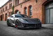 DRY CARBON BODY KIT for FERRARI 812 SUPERFAST 2017 - 2023 FORZA PERFORMANCE custom fit Mansory Style

Set includes:
Front Lip
Front Bumper Canards
Hood Bonnet
Front Fenders
Side Skirts
Rear Spoiler Wing
Rear Bumper Fins
Rear Diffuser

Material: Dry Carbon

NOTE: Professional installation is required.