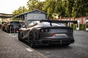 DRY CARBON BODY KIT for FERRARI 812 SUPERFAST 2017 - 2023 FORZA PERFORMANCE custom fit Mansory Style

Set includes:
Front Lip
Front Bumper Canards
Hood Bonnet
Front Fenders
Side Skirts
Rear Spoiler Wing
Rear Bumper Fins
Rear Diffuser

Material: Dry Carbon

NOTE: Professional installation is required.