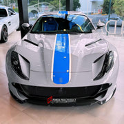 DRY CARBON BODY KIT for FERRARI 812 SUPERFAST GTS 2017 - 2023 FORZA PERFORMANCE custom fit Novitec Style

Set includes:
Front Lip
Front Bumper Air Vents
Side Skirts
Ducktail Spoiler
Rear Bumper Fins

Material: Dry Carbon

NOTE: Professional installation is required.