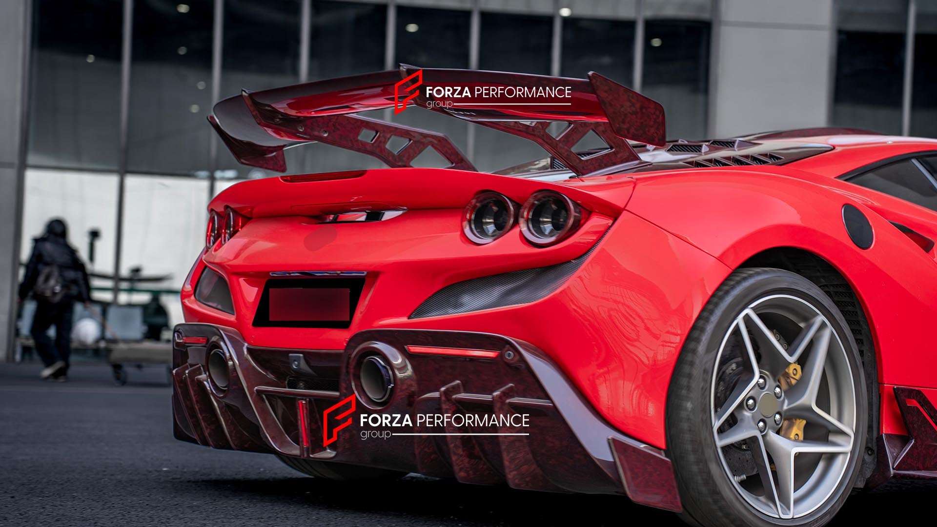 DRY CARBON BODY KIT for FERRARI F8 Spider 2020+ Forza Performance custom fit CMST design style 