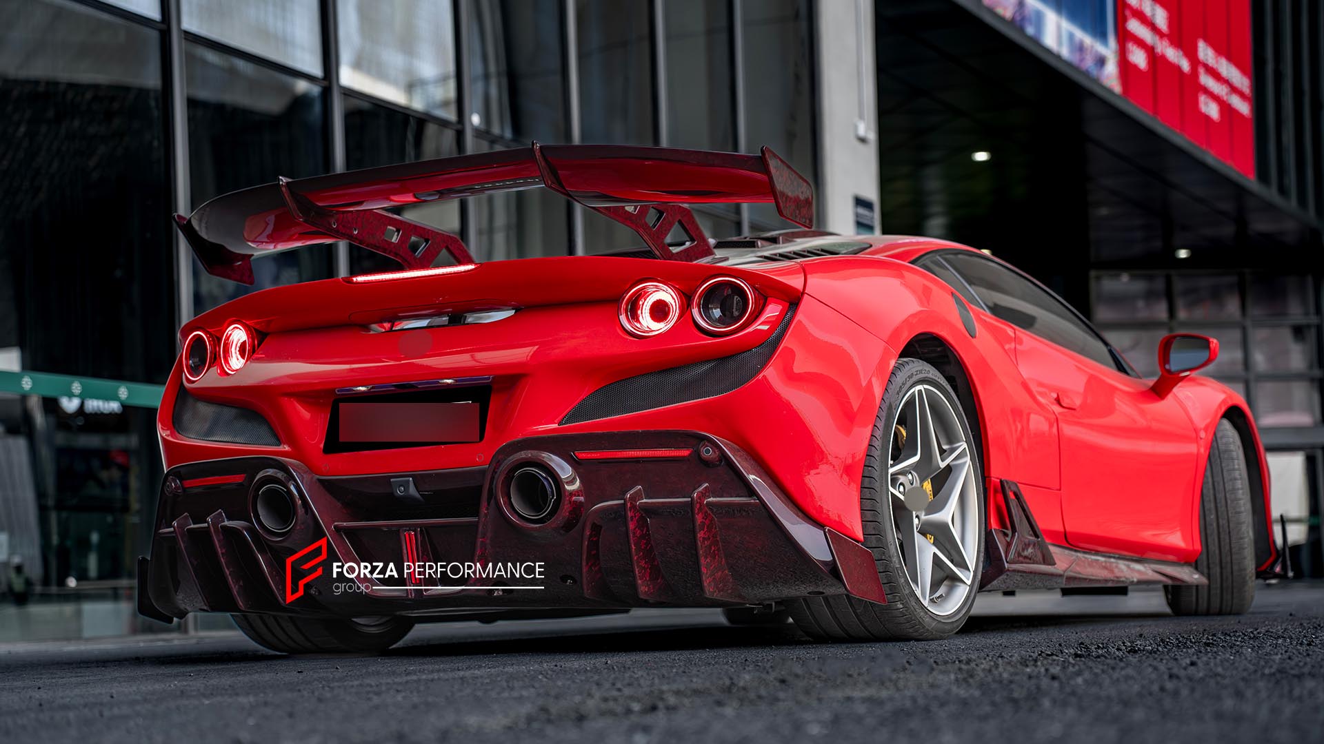 DRY CARBON BODY KIT for FERRARI F8 Spider 2020+ Forza Performance custom fit CMST design style 