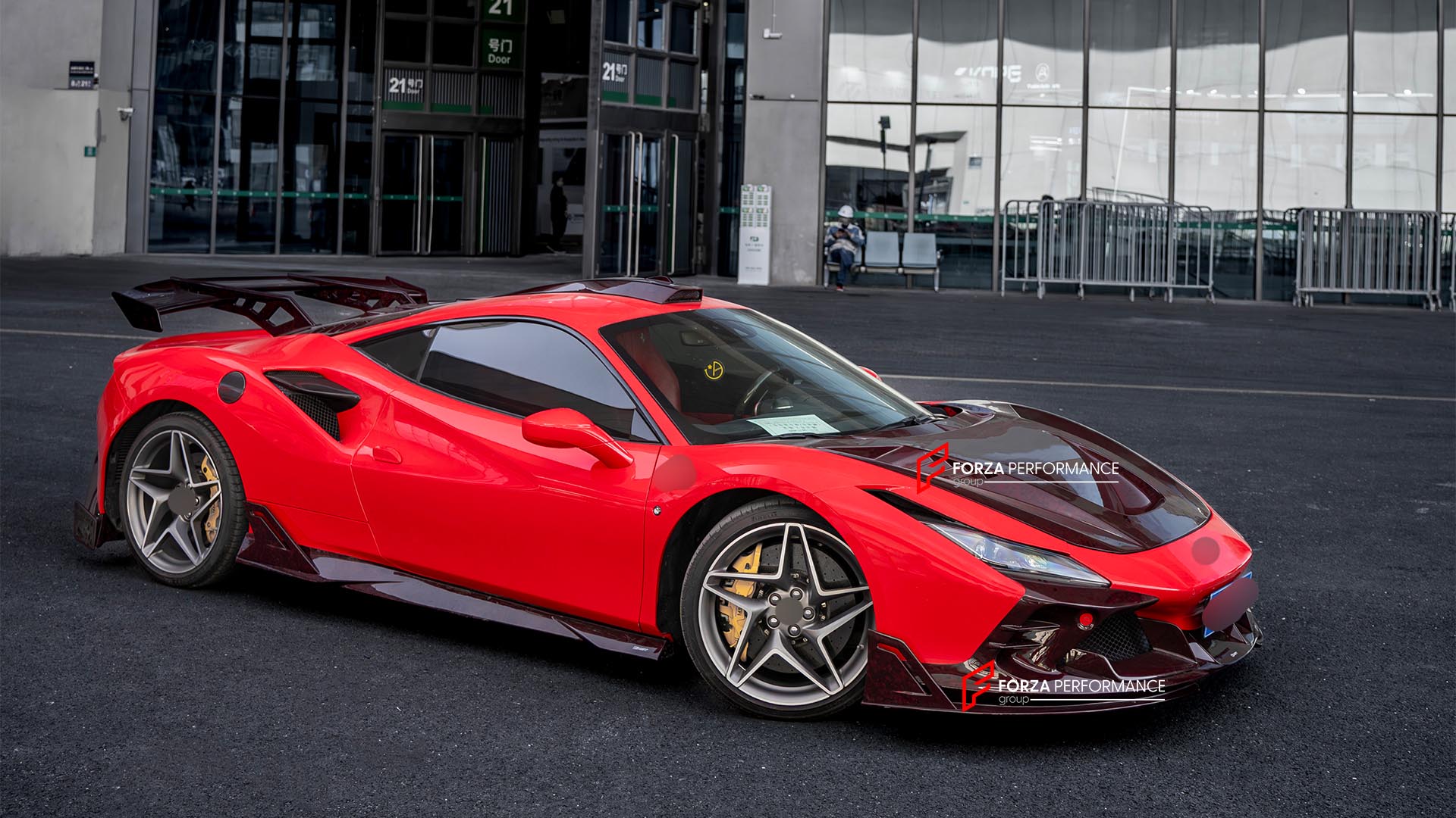 DRY CARBON BODY KIT for FERRARI F8 Spider 2020+ Forza Performance custom fit CMST design style 
