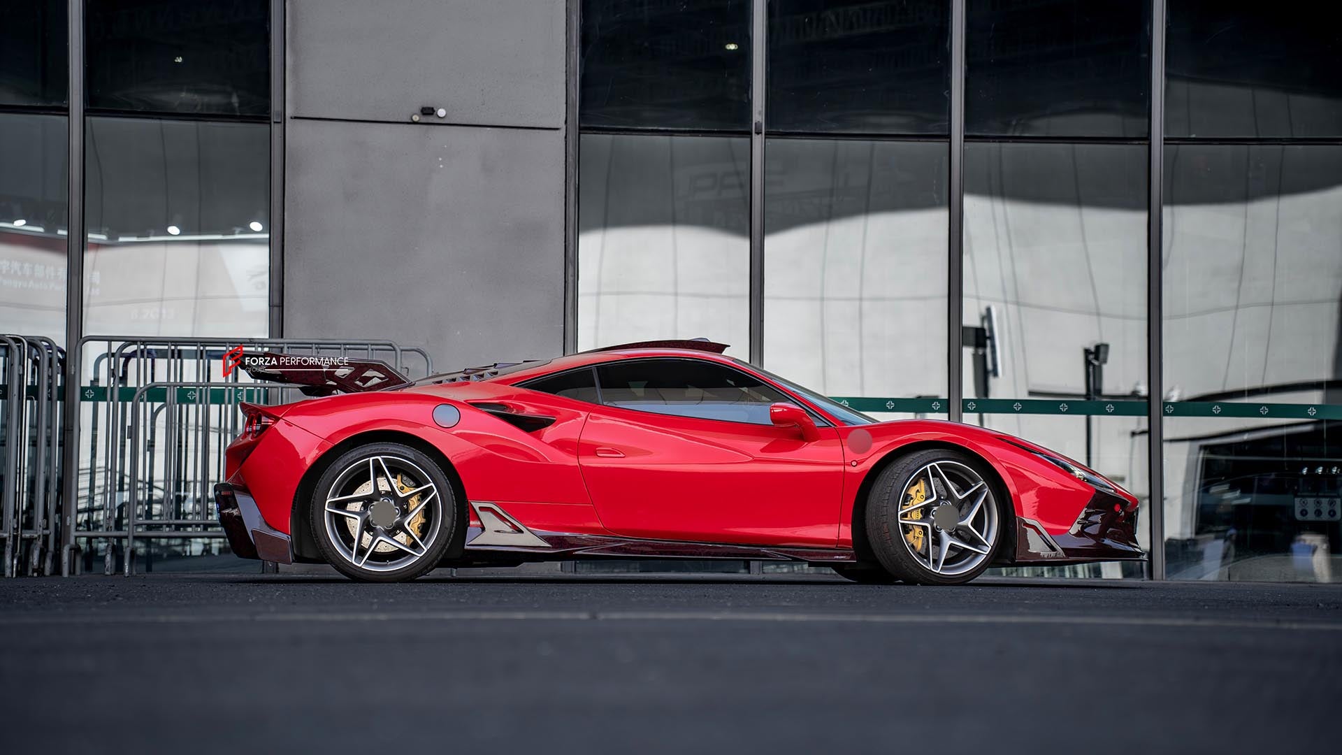 DRY CARBON BODY KIT for FERRARI F8 Spider 2020+ Forza Performance custom fit CMST design style 