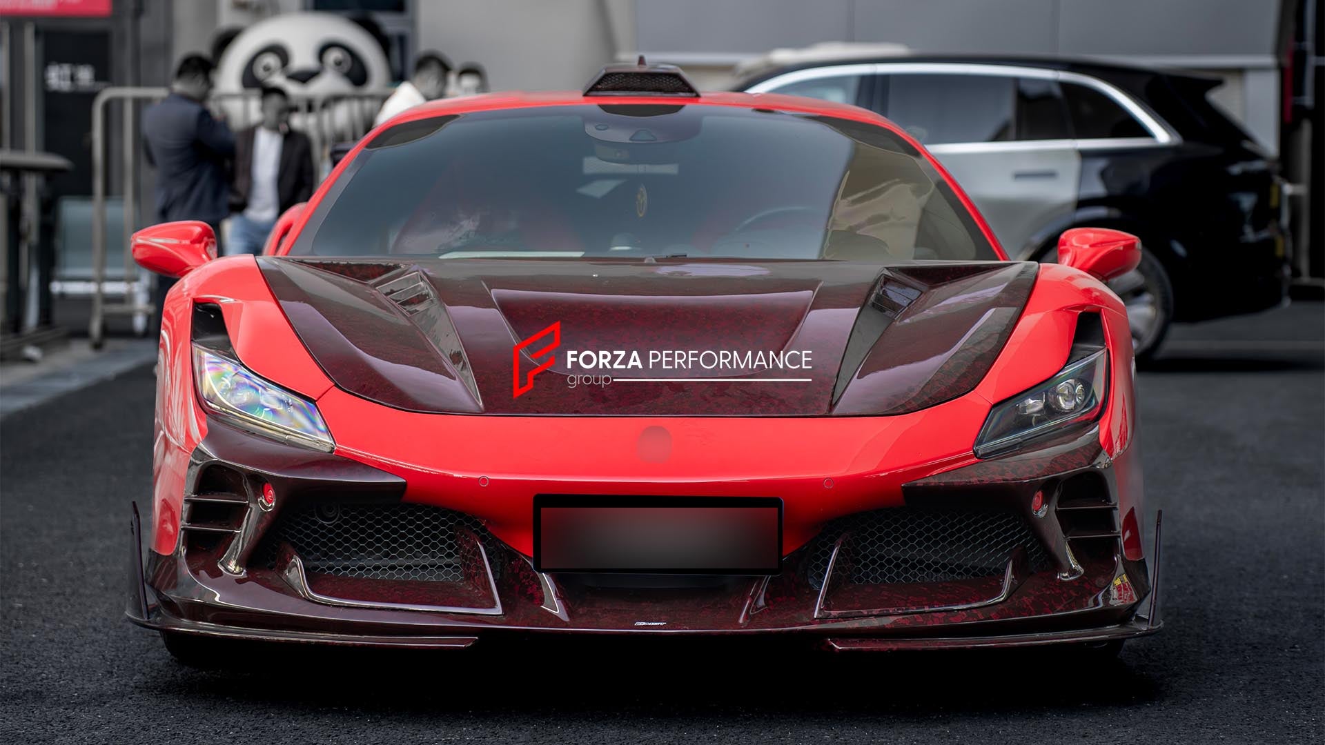 DRY CARBON BODY KIT for FERRARI F8 Spider 2020+ Forza Performance custom fit CMST design style 
