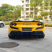 DRY CARBON BODY KIT for FERRARI F8 TRIBUTO SPIDER 2019 - 2023 FORZA PERFORMANCE custom fit OEM Style

Set includes:
Front Lip
Front Bumper Canards
Hood Bonnet Air Vents
Side Skirts
Ducktail Spoiler
Engine Bay Trim Covers
Rear Diffuser

Material: Dry Carbon

NOTE: Professional installation is required.