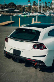 DRY CARBON BODY KIT for FERRARI GTC4 LUSSO 2016 - 2020

Set includes:

Front Lip
Front Strut
Front Fenders Air Vent Trims
Side Skirts
Roof Spoiler
Rear Spoiler
Rear Diffuser Add-Ons

Material: Dry Carbon Fiber

NOTE: Professional installation is required.